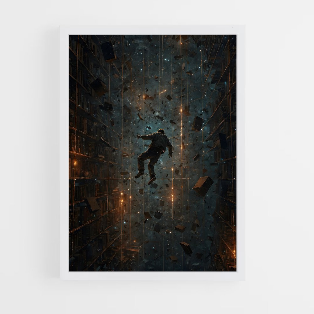 Poster Le Trou Noir – affiche Art spatial (vue 3)